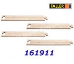 161911 Faller Laser-Street - rovný kus, 4 ks
