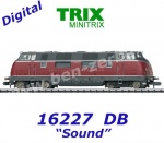 16227 TRIX MiniTRIX N  Dieselová lokomotiva  řady V 200 "s parohami", DB - Zvuk