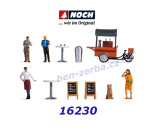 16230 Noch Tématický set figurek  "Stánek s kávou", H0