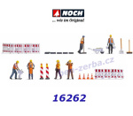 16262 Noch Tématický set figurek  "Stavba silnice", H0