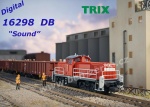 16298 TRIX MiniTRIX N  Dieselová lokomotiva  řady 294, DB - Zvuk