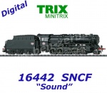 16442 TRIX MiniTRIX N Parní lokomotiva řady  150 X s tendrem, SNCF - Zvuk