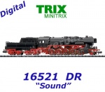 16521 TRIX MiniTRIX N  Parní lokomotiva řady 52.80, DR  - Zvuk