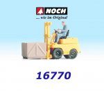 16770 Noch H0 Fork-lift truck, with figure, H0