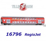 16796 Tillig TT Dvoupodlažní osobní vůz 1./2. třídy DBz Regiojet