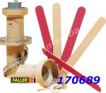 170689 FallerAbrasive files for modellers, 5 pcs