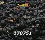 170751 Faller Sypký materiál, štěrk na koleje, šedé kamenivo, 650 g, H0