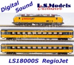 18000S LS Models 3-part set RegioJet with Vectron and 2 cars BPM (ex SBB) - Sound