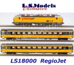 18000 LS Models 3-part set RegioJet with Vectron and 2 cars BPM (ex SBB)