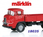 18035 Märklin Krupp Flatbed Front Steering Truck with a Trailer