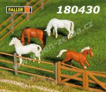 180430 Faller Paddock fence I, 876 mm, H0