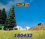 180432 Faller Iron fence with concrete posts, H0