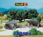 180584 Faller Bicycle stand, H0