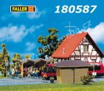 180587 Faller 2 přístřešky autobusové zastávky, H0