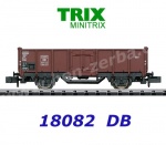 18082 TRIX MiniTRIX N Otevřený nákladní vůz řady Omm 53, DB