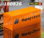 180826 Faller 20’ Container "Hapag-Lloyd", H0