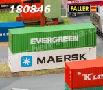180846 Faller 40' Hi-Cube Container "EVERGREEN", H0