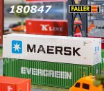 180847 Faller 40' Hi-Cube Refrigerator Container "MAERSK", H0