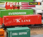 180848 Faller 40' Hi-Cube Container "K-LINE", H0