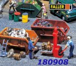 180908 Faller 2 vyklápěcí kontejnery na odpad