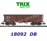 18092 TRIX MiniTRIX N Nákladní vůz se shrnovácí střechou řady Taes, DB
