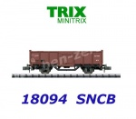 18094 TRIX MiniTRIX N Otevřený nákladní vůz, SNCB