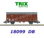 18099 TRIX MiniTRIX N Uzavřený nákladní vůz řady Gs 213, DB