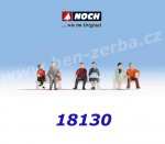 18130 Noch Sitting People, 6 Figures,  H0