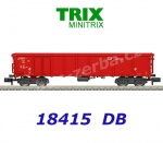 18415 TRIX MiniTRIX N Nákladní vůz se shrnovací střechou řady Tamns 893, DB Cargo