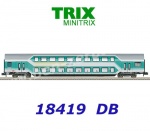 18419 TRIX MiniTRIX N Dvoupodlažní osobní vůz 1./2. třídy regionální dopravy řay DBz, DB