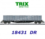 18431 TRIX MiniTRIX N  Kontejnerový vůz řady Rgs 3910  se 3 kontejnery, DR