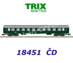 18451 TRIX MiniTRIX N Rychlíkový vůz 2. třídy řady Y/B, ČD