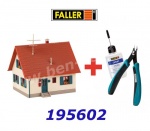 195602 Faller Promotion-Set "Craft House" (Cream / Red), H0