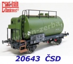 20643 Exact-train Cisternový vůz řady Uedinger 30m3, IV epocha  ČSD