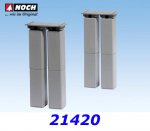 21420  Noch Set of bridge double pillars, 2 pcs., 9,4 cm