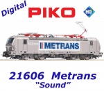 21606 Piko Elektrická  lokomotiva řady 383 Vectron , 'Metrans' - Zvuk