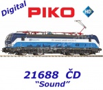 21688 Piko Elektrická lokomotiva řady 193 Vectron, ČD - Zvuk