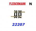 22207 Fleischmann N Kolej rovná, 17,2 mm, N