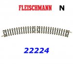 22224 Fleischmann N Curved track R3a=295,4 mm 30º