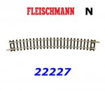 22227 Fleischmann N Curved track R6=480,0 mm 15º