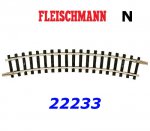 22233 Fleischmann N Curved track R2=228,2 mm 24º