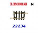 22234 Fleischmann N Curved track R2=228,2 mm 6º