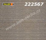 222567 Faller Wall card, Natural stone ashlars, N