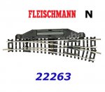 22263 Fleischmann N Right Turnout for Electric Operation15º