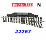 22267 Fleischmann N Right Turnout for Manual Operation15º