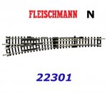 22301 Fleischmann N Výhybka levá ruční, 10°