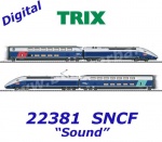 22381 TRIX Elektrická souprava TGV Euroduplex, SNCF- Zvuk