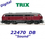 22470 Trix Dieselová lokomotiva řady 217, DB- Zvuk