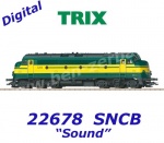 22678 Trix Dieselová lokomotiva řady 52 NOHAB, SNCB/NMBS - Zvuk