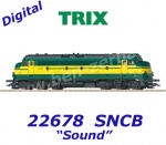 22678 Trix Diesel locomotive Class 52 NOHAB of the SNCB/NMBS - Sound